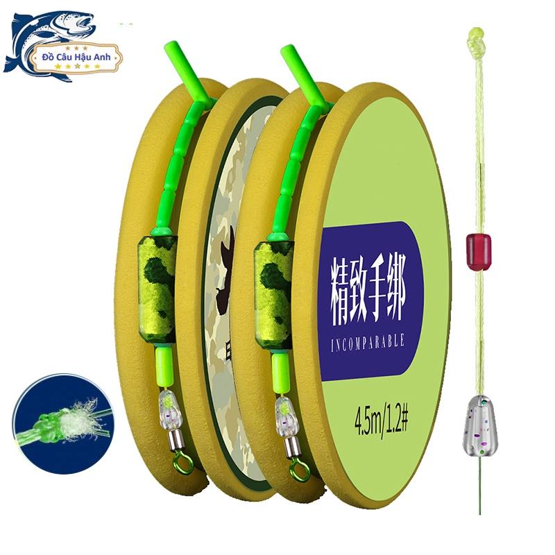 Trục Câu Đài Huỳnh Quang Gia Cố Dây PE Cước Câu Cá Ngày Đêm Cao Cấp DC26