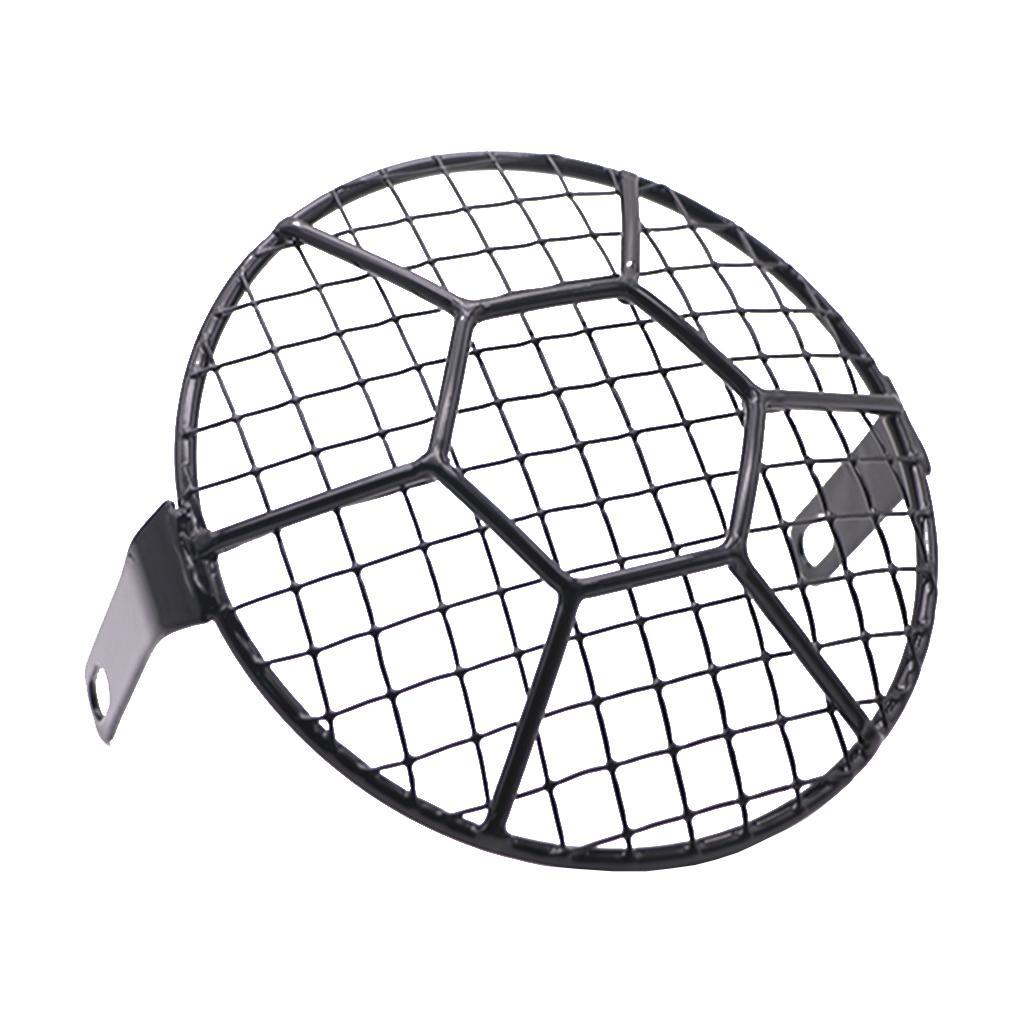 Retro Motorcycle Headlight Mesh  Mount  For
