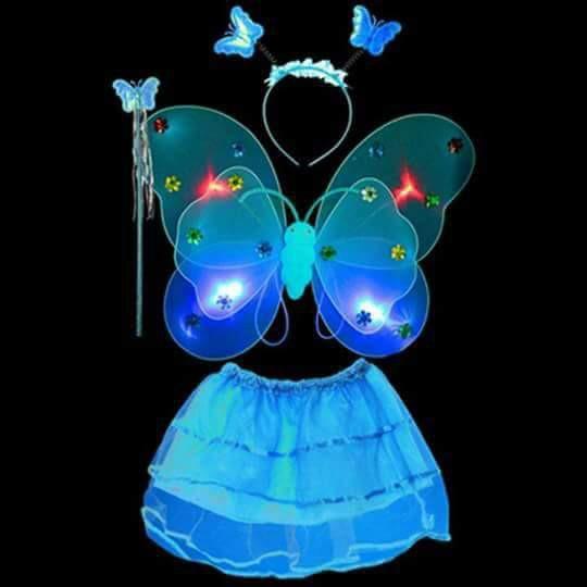 Combo 10 bộ cánh bướm có đèn cho bé siêu đẹp boot4