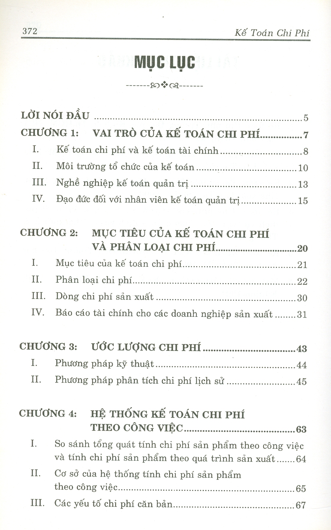 Kế Toán Chi Phí