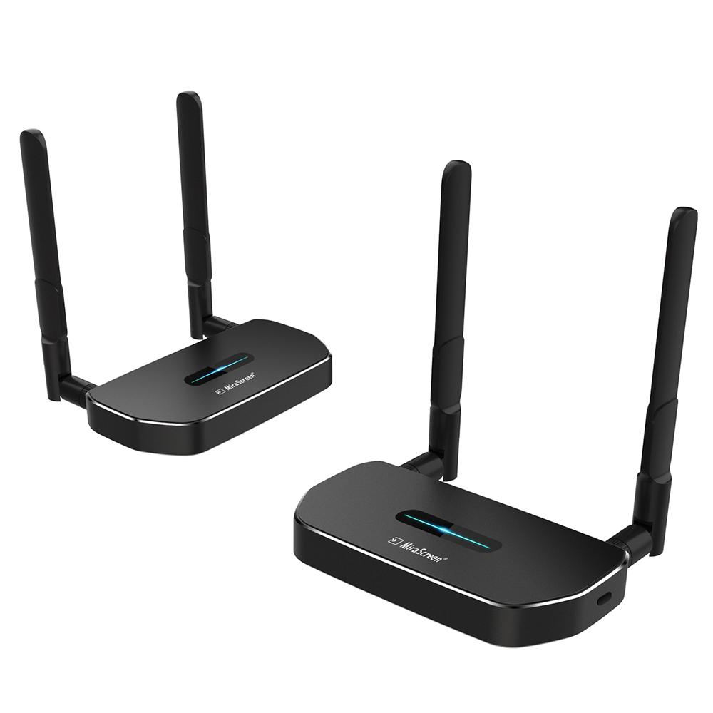 HD Wireless Transmitter Receiver Set Wireless Display Adapter Support 4K Image Long Transmission Distance Plug and Play