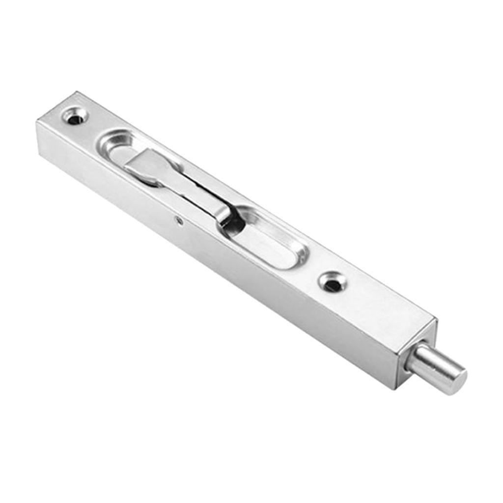 2x 6'' Security Door Latch Bolt Home Door Bolt Slide Bolt Lock for Locking
