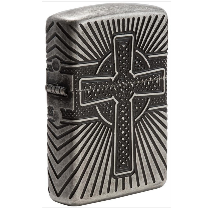 Bật Lửa Zippo Armor Celtic Cross Design 29667