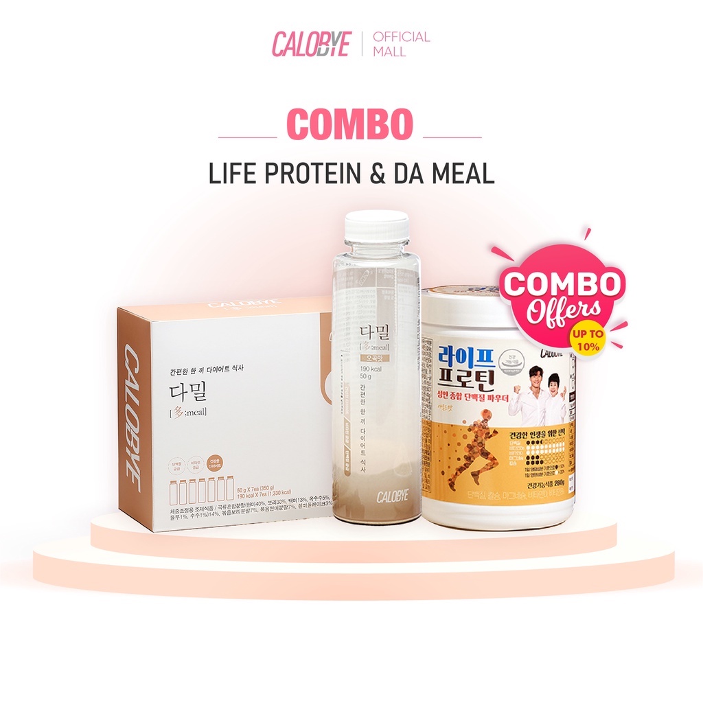 Combo Bổ Sung Năng Lượng Calobye Life Protein &amp; Da Meal