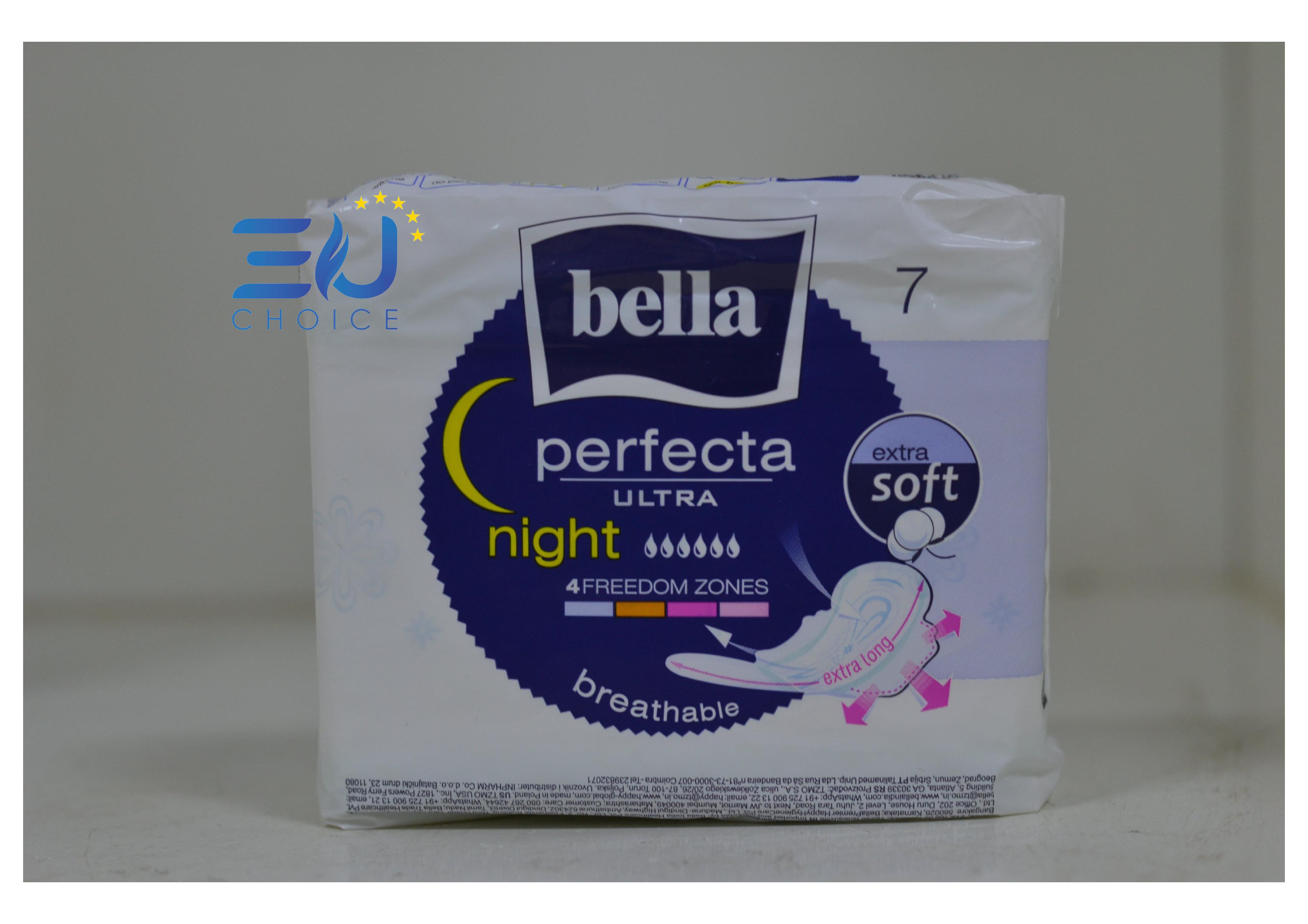 Băng vệ sinh ban đêm BELLA 7 miếng dạng dán - Tétra Medical