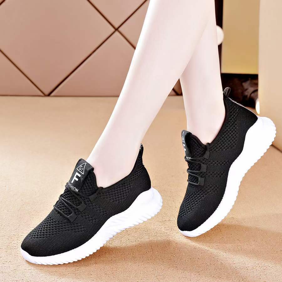 Giày thể thao nữ sneaker đi chơi siêu nhẹ êm chân buộc dây đế chống trơn trượt chạy bộ tôn dáng Jayshop V327