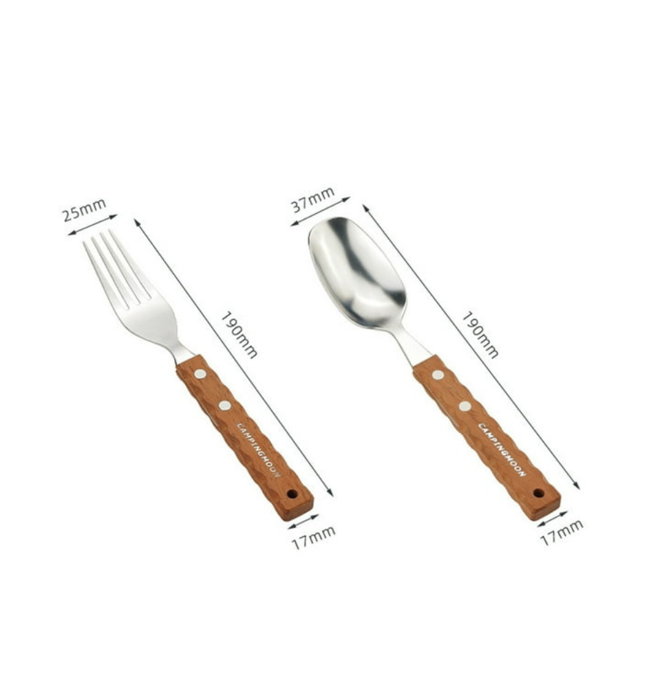Bộ muỗng nĩa inox Campingmoon CS-23