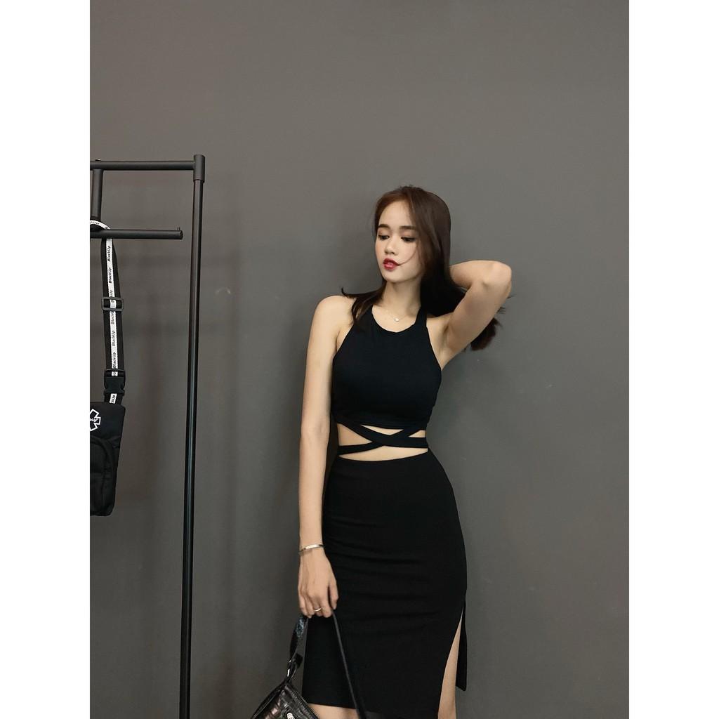 Áo Croptop Yếm Cột Dây - YA031140