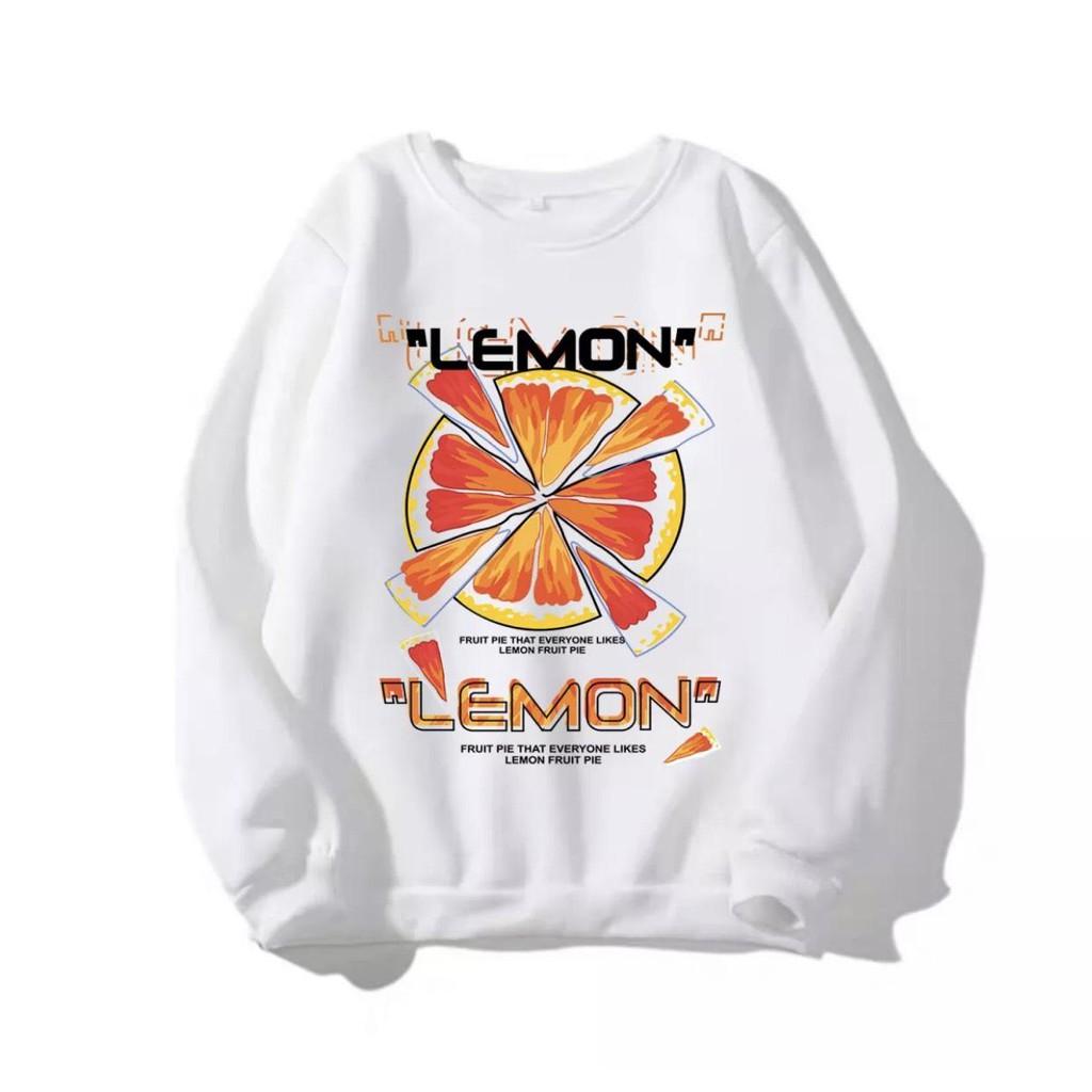 ÁO SWEATER NỮ IN LEMON