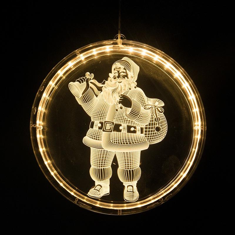 Đèn Led 3d Treo Trang Trí Giáng Sinh