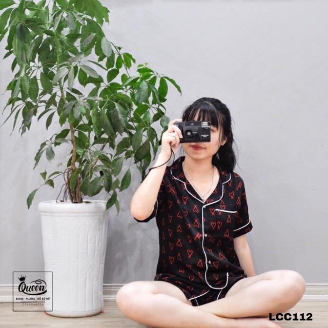 Bộ lụa satin cộc đùi có size, có túi