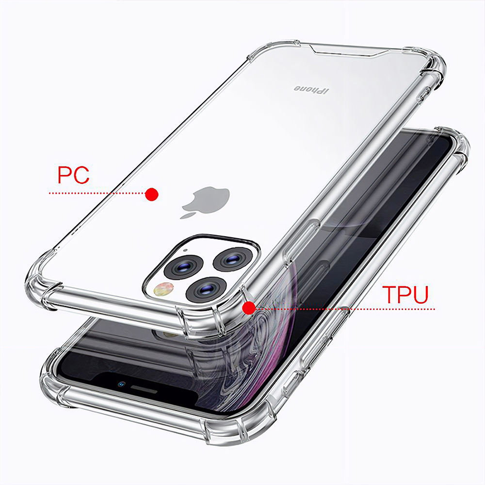 Ốp Lưng Chống Sốc cho Iphone 11 Pro Max - Dẻo Trong - Hàng Chính Hãng
