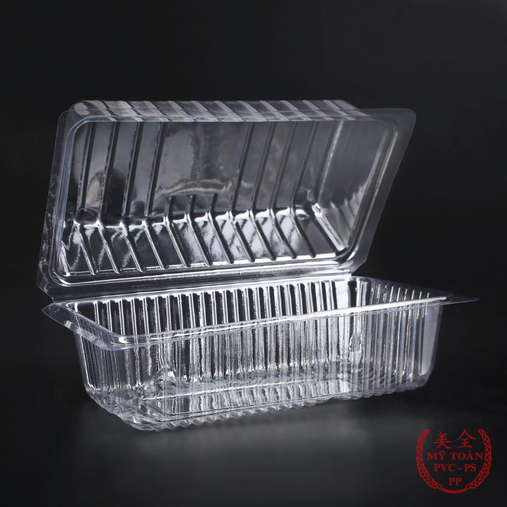 Combo 100 Hộp Nhựa PET H07, H04 Dùng 1 Lần Đựng Bánh Su Kem, Xiên Que, Dâu Tây, Bánh Bông Lan Hải Sản Đồ Đông Lạnh