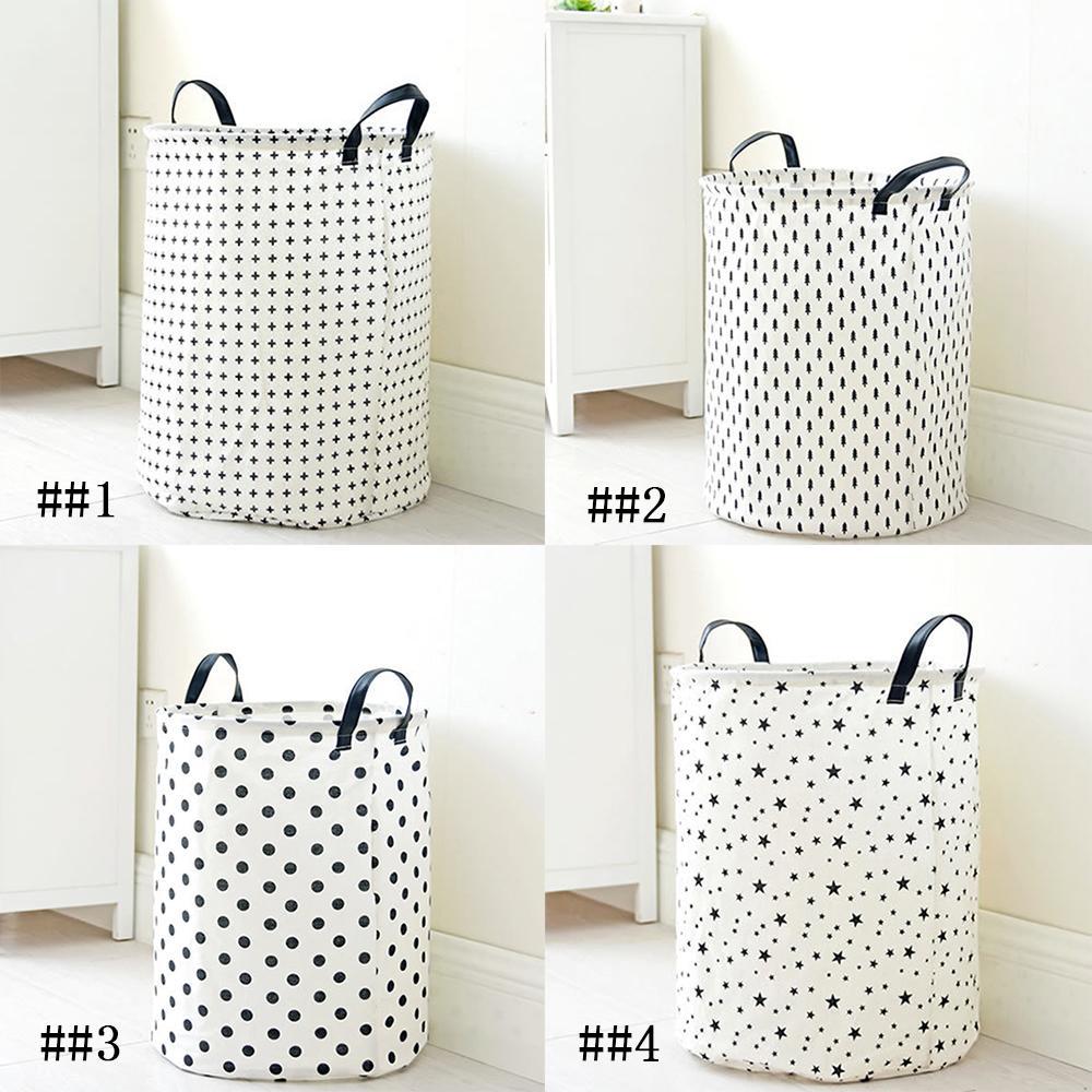 Foldable Storage Basket Toy Clothes Buckets Laundry Hamper Makeup Box