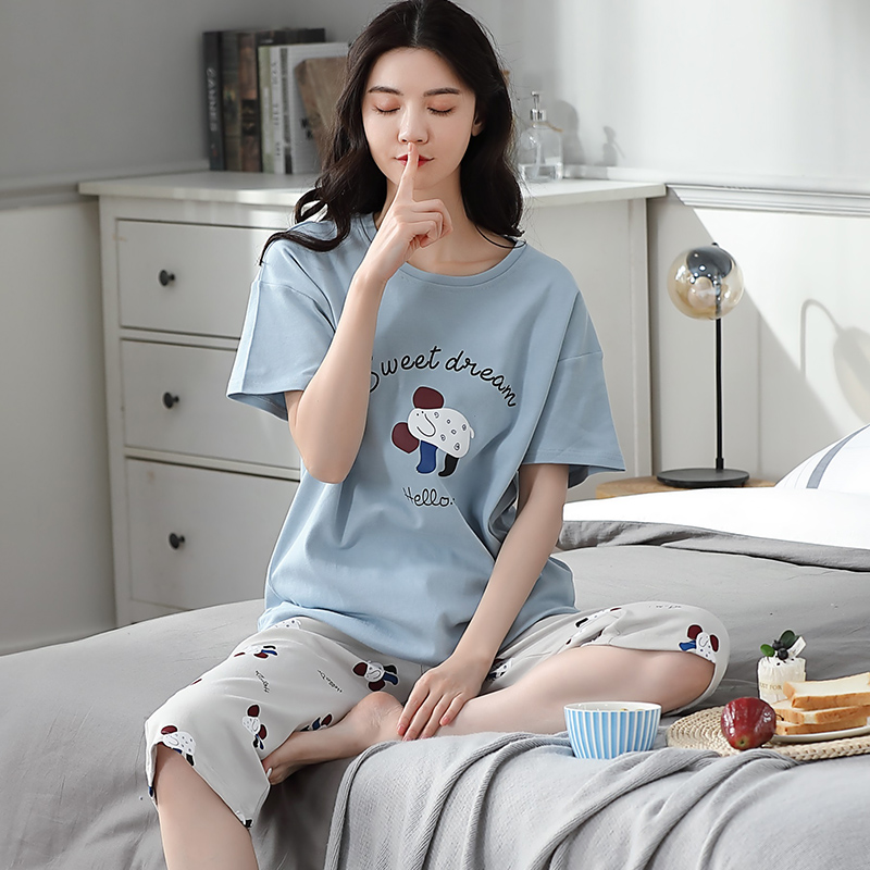 Đồ mặc nhà quần lửng COTTON 5007