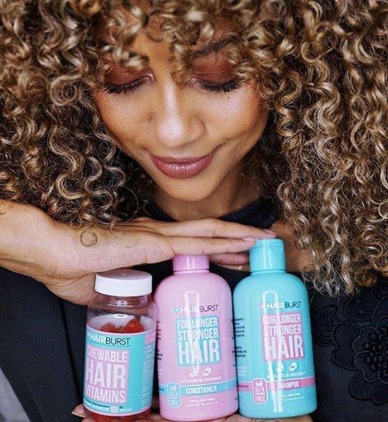 Bộ gội xả Hairburst kích thích mọc tóc nhanh và nuôi dưỡng tóc khỏe - 700ml/2 chai