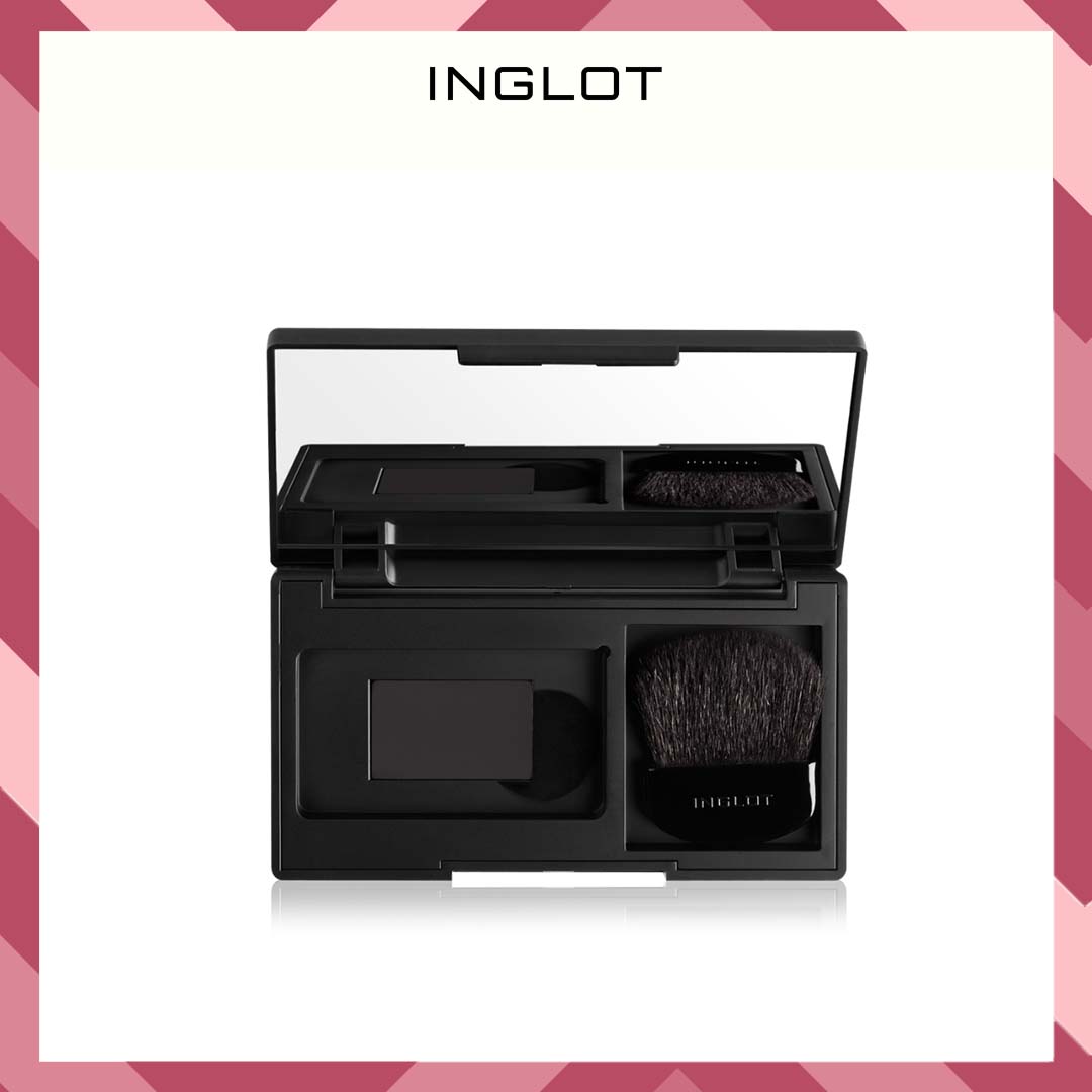 Hộp đựng 1 lõi phấn má hồng kèm cọ Inglot Palette Eye Shadow 1 Square / Mirror Inglot