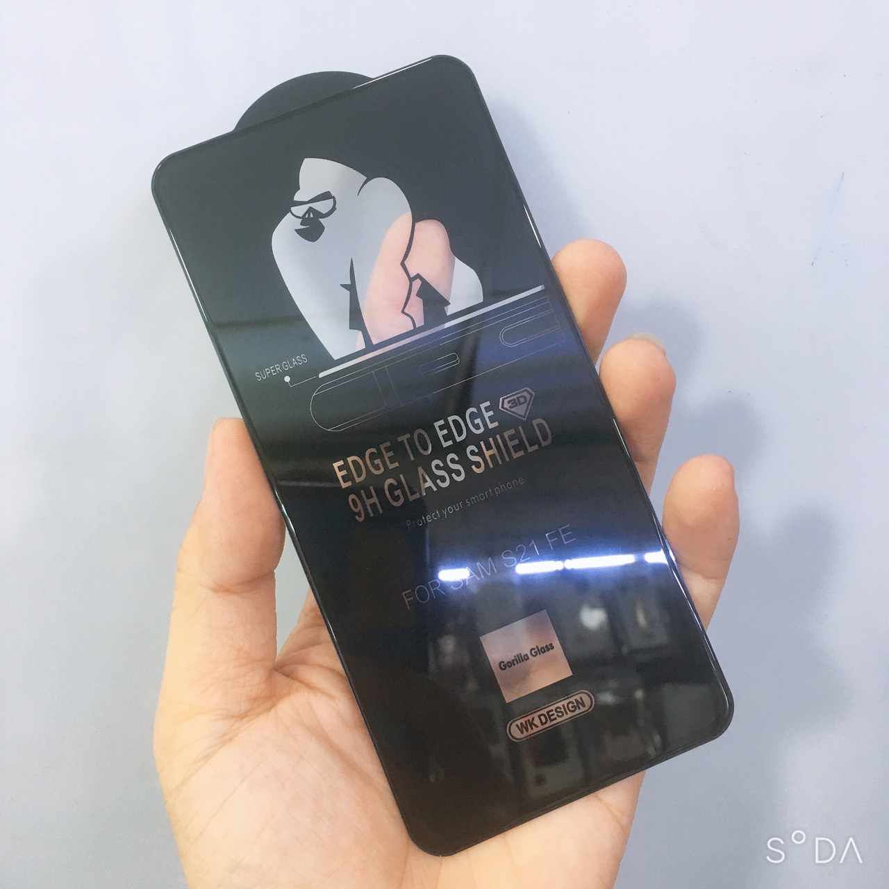 Kính cường lực cho Samsung S21 FE KingKong full màn hình cao cấp( hàng chính hãng)