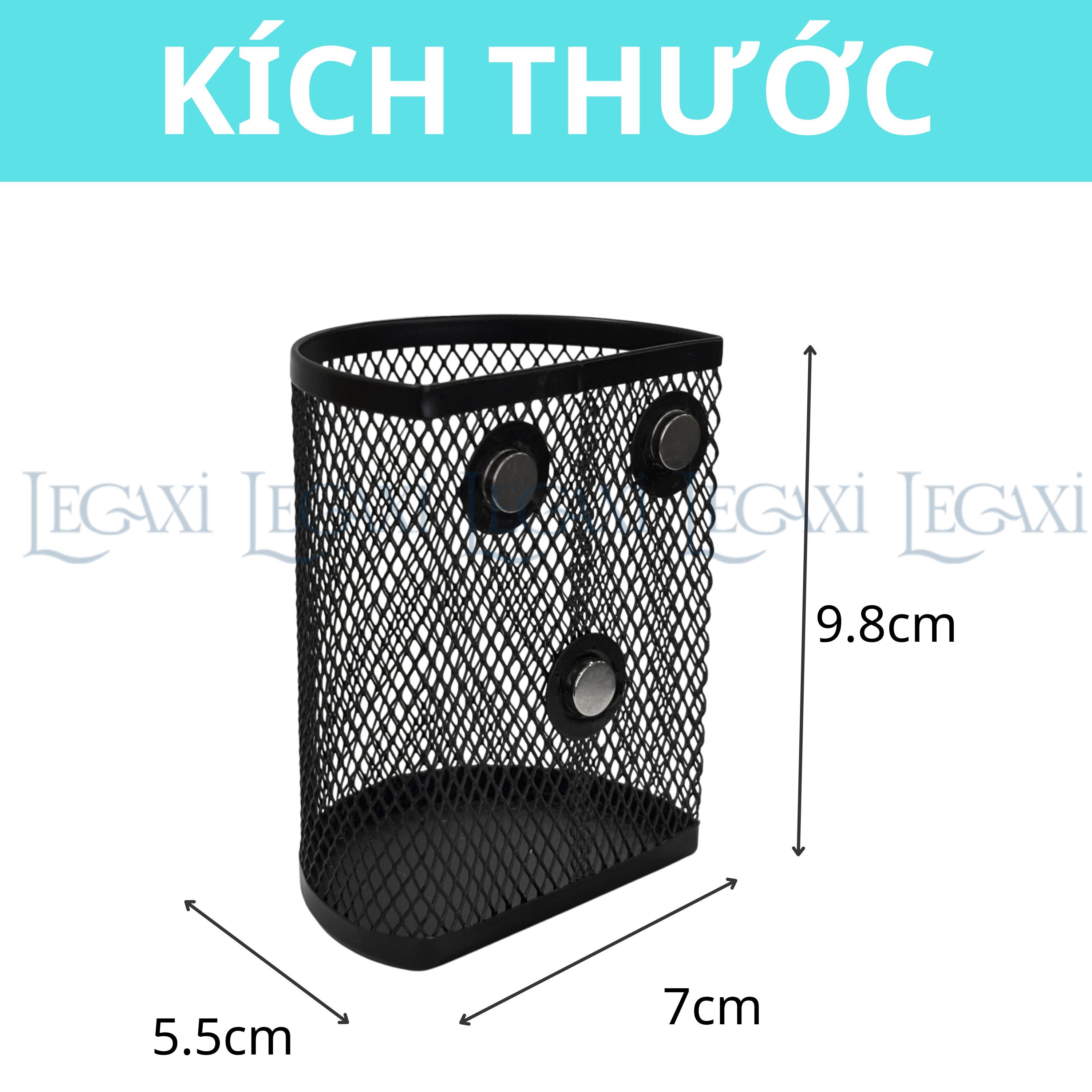 Hộp Đựng Bút, Khay Bút Nam Châm Cải Tiến SIÊU DÍNH Bằng Kim Loại Cho Bàn Học, Văn Phòng, Kho Xưởng