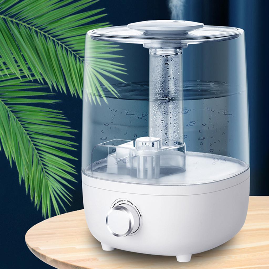 Ultrasonic Air Humidifier Quiet Essential Oil Diffuser UK Plug Aromatherapy