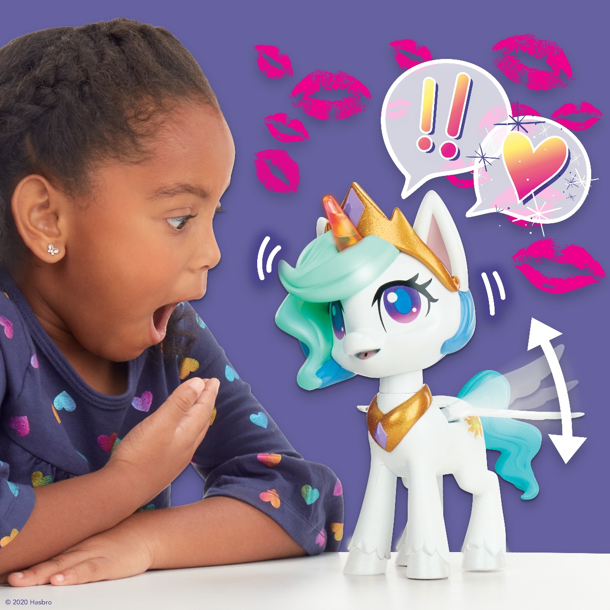 Đồ Chơi MY LITTLE PONY Công Chúa Celestia Và Nụ Hôn Nhiệm Màu E9107