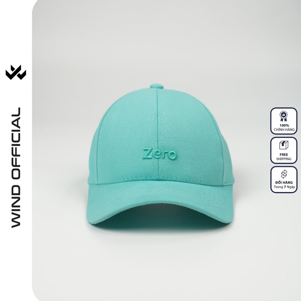 Mũ lưỡi trai WIND unisex nón kết thêu chữ ZERO ulzzang thời trang nam nữ cá tính