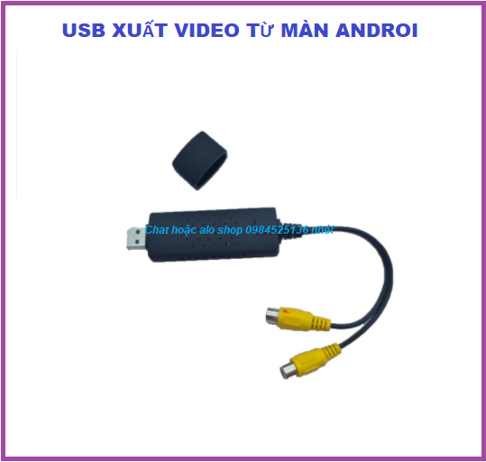 Dây xuất outvideo cho màn android oto,USB VIDEO OUT Jack video out cho màn hình android.