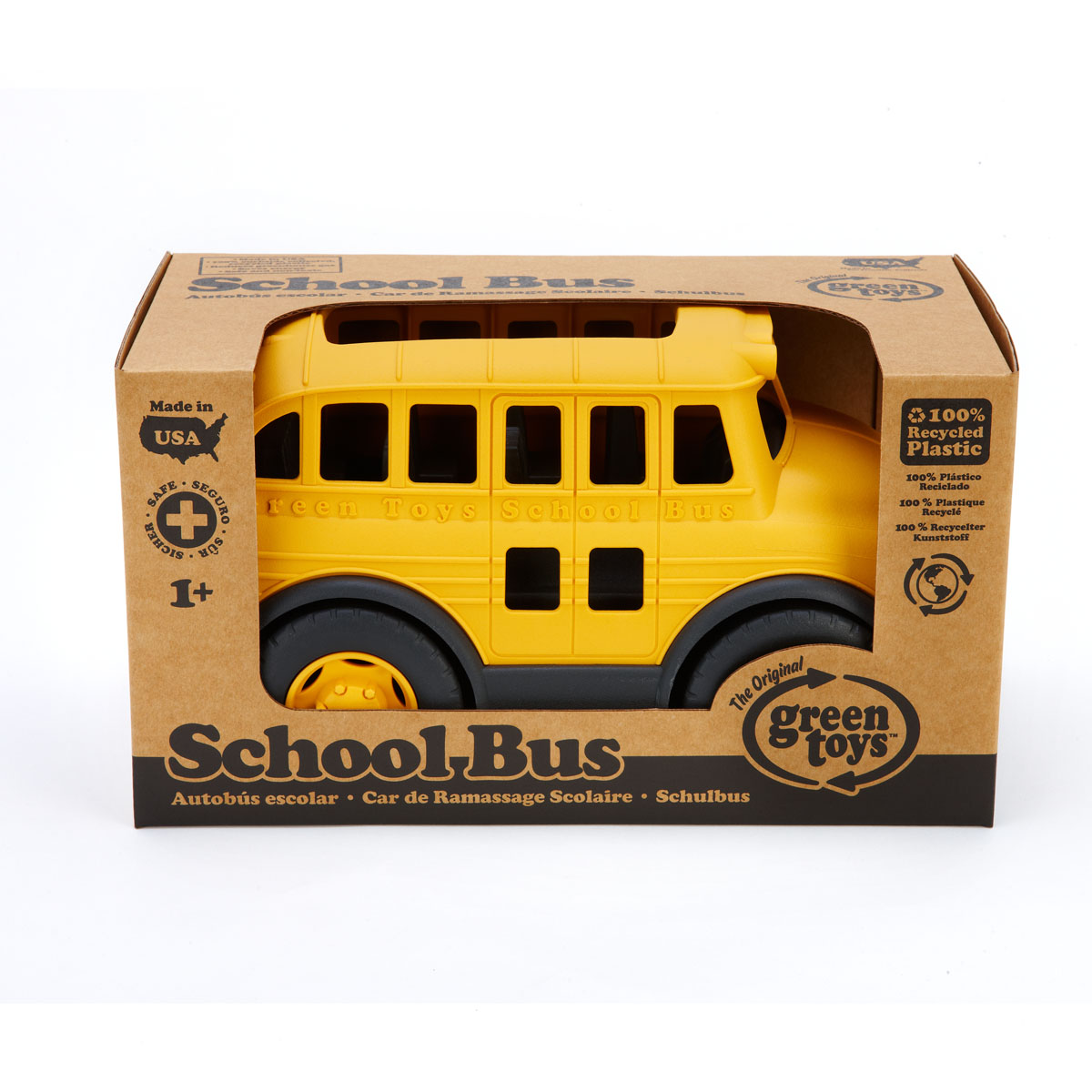 Đồ Chơi Xe School Bus Green Toys Cho Bé Từ 1 Tuổi