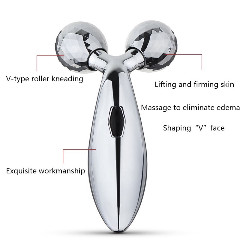 Cây Lăn Massage Mặt Và Body 3D Massager XC-206 Giúp Thon Gọn Nâng Cơ Mặt