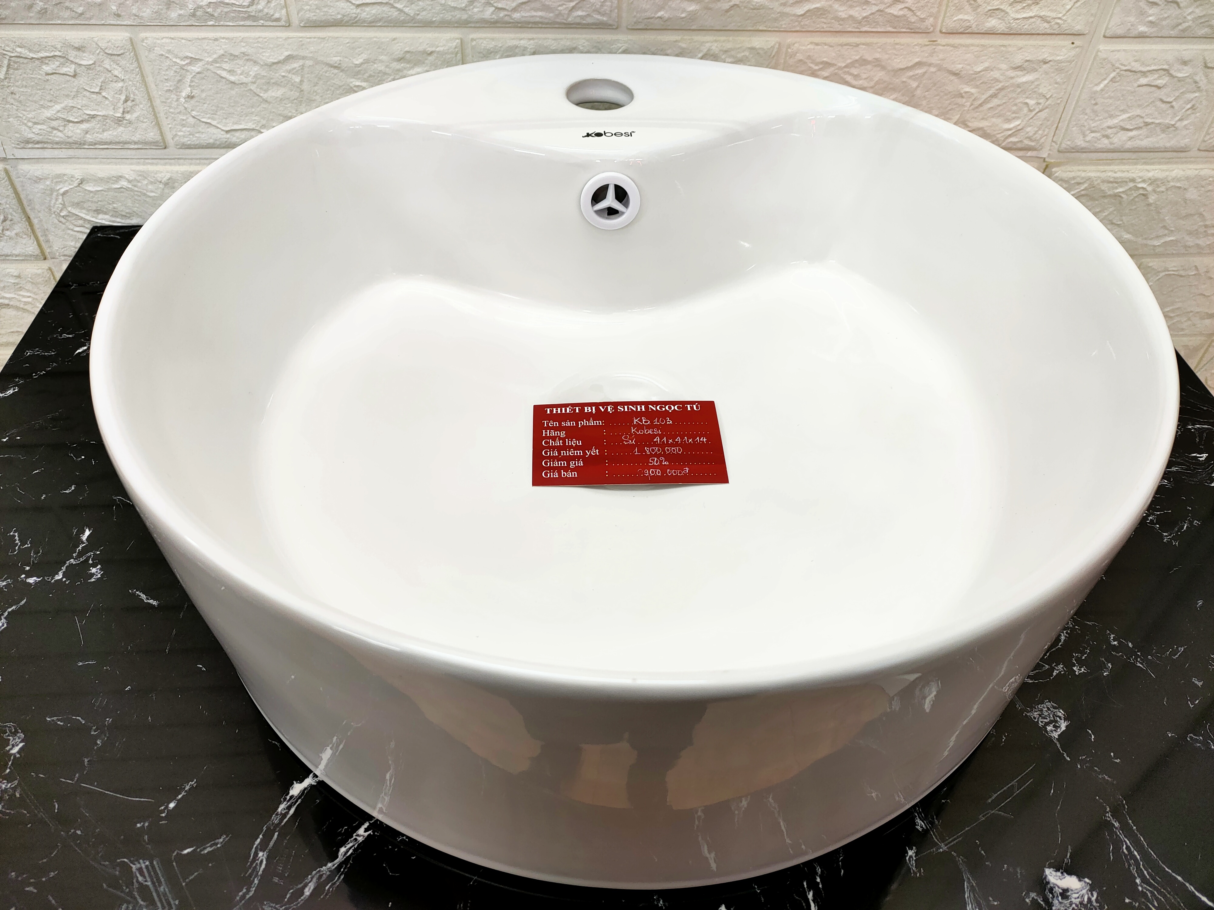 CHẬU LAVABO TRÒN CỔ ĐIỂN GRVL 103