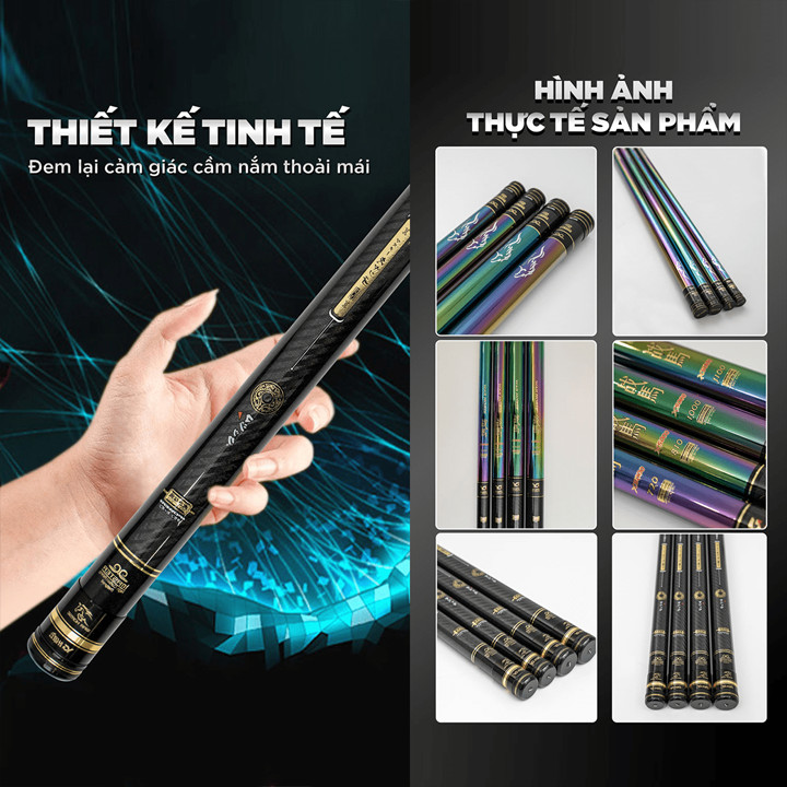 Cần Câu Đài YG LIMITED Độ cứng 6H Tải Cá Khỏe