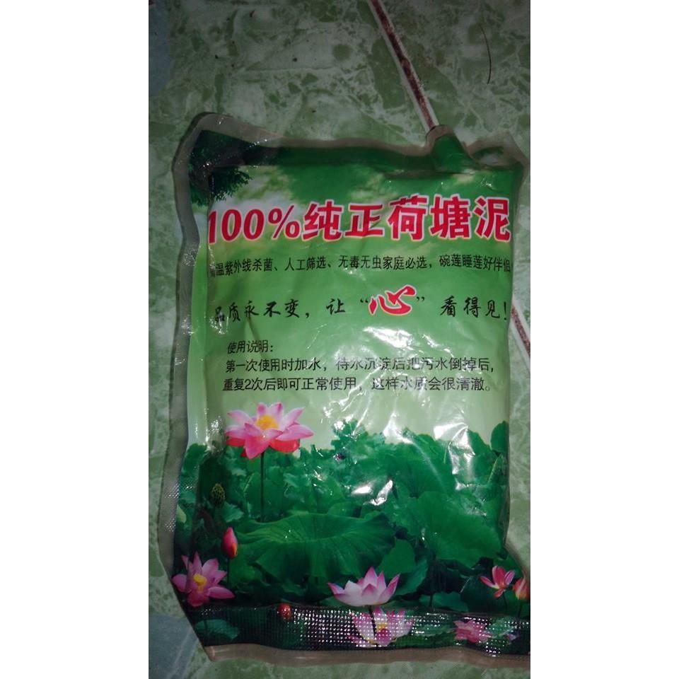 Gói 200gr bùn khô chuyên dùng trồng hoa sen sung mini