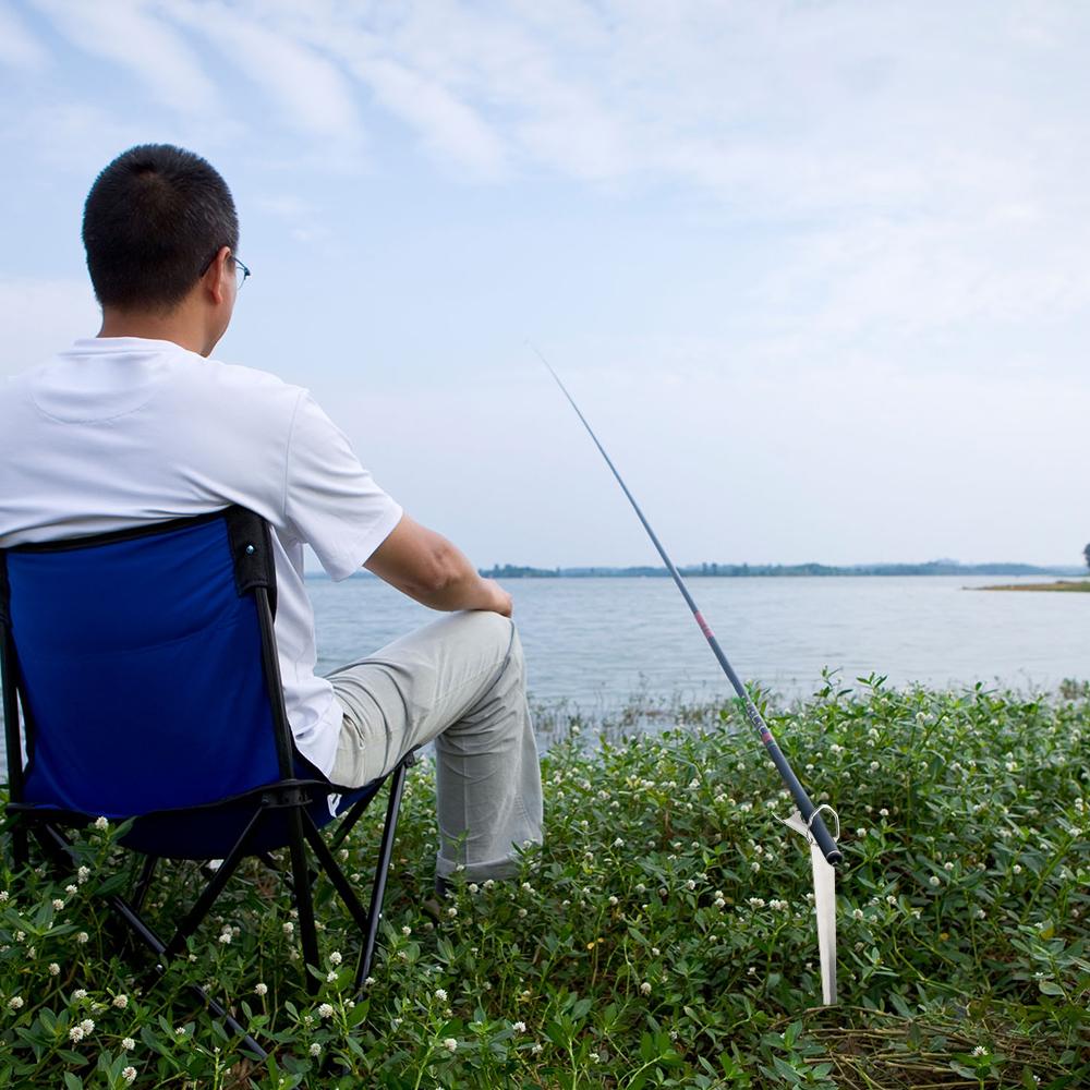 Cần câu cá gấp bằng thép không gỉ 12 inch