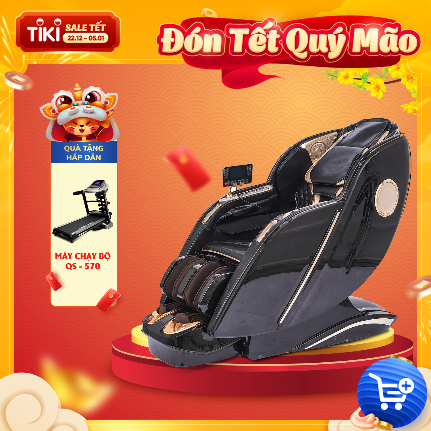 Ghế massage Queen Crown Smart A8 - Công nghệ điều khiển bằng giọng nói đỉnh cao