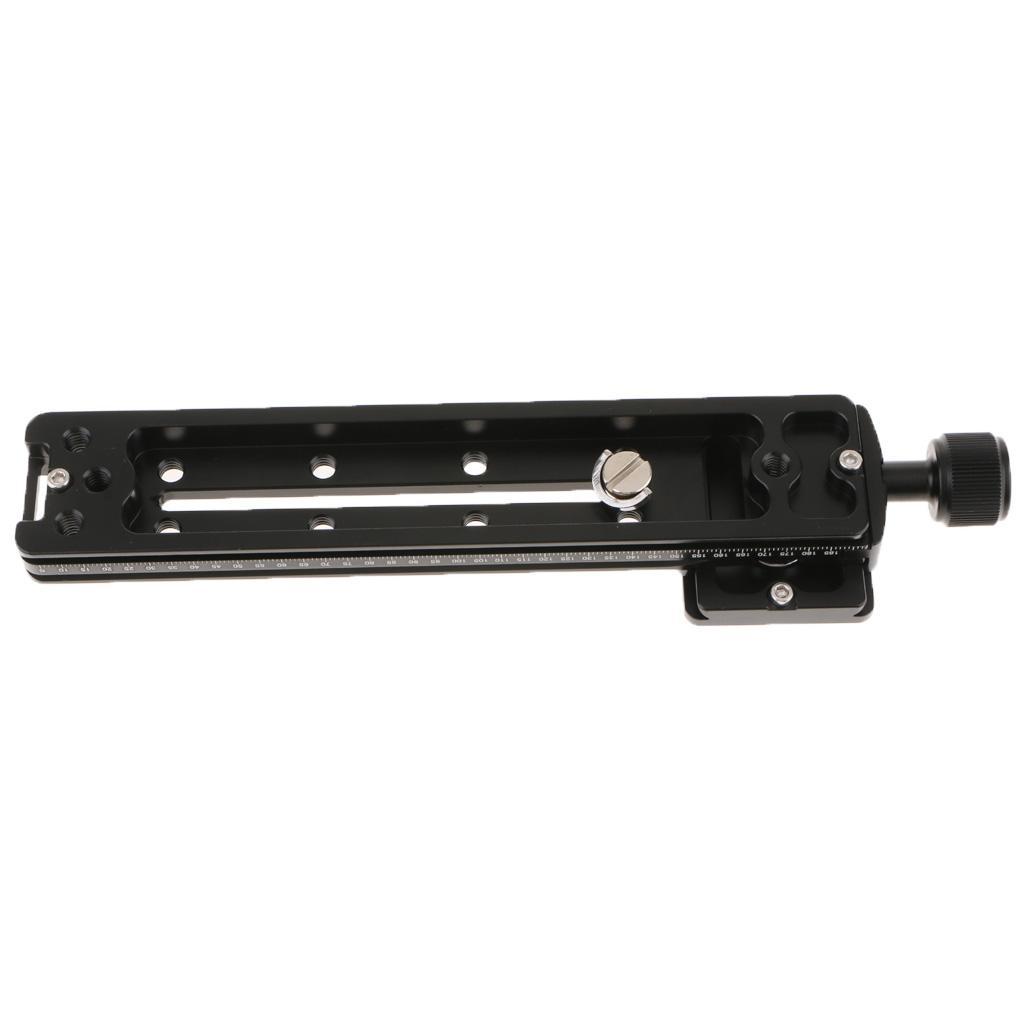 200mm-Nodal Slide Rail Quick Release Plate Clamp Adapter for Macro Panoramic