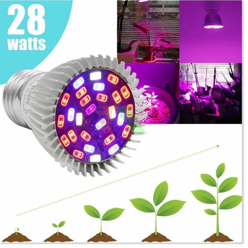 ĐÈN LED TRỒNG CÂY, TRỒNG RAU TRONG NHÀ 28W - LOẠI TỐT