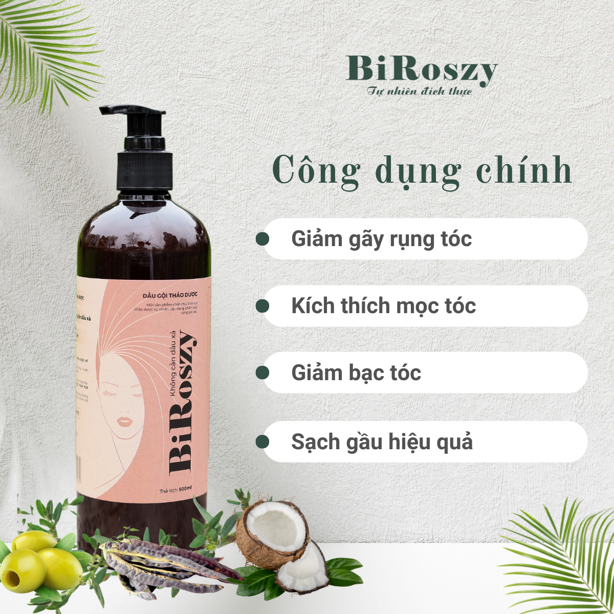 Dầu gội thảo dược, ngừa rụng tóc,giảm gầu ngứa