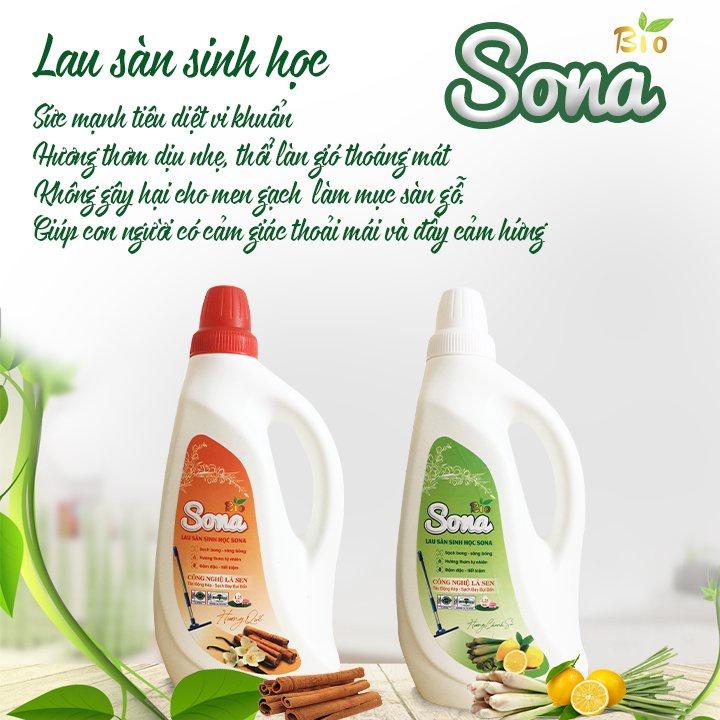 Nước Lau sàn sinh học SONA 1.25L