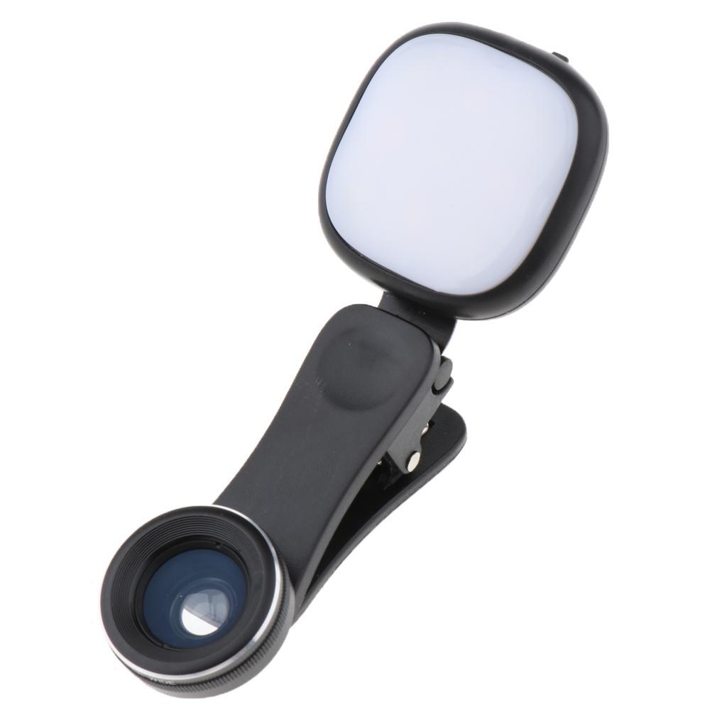 Selfie Ring Light Fill Light with Wide Angle and Macro Lens Kit