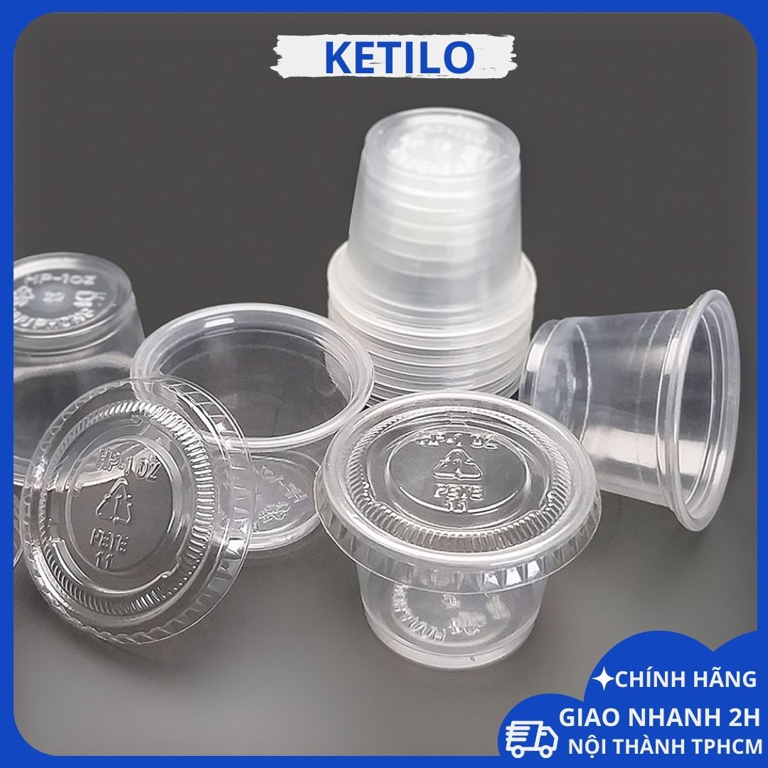 Hũ Nhựa, Hộp Nhựa Cao Cấp Có Nắp, Đựng Nước Chấm, Tương Ớt, Tương Cà, Nước Sốt, Gia Vị, An Toàn, Tiện Lợi Dùng 1 Lần