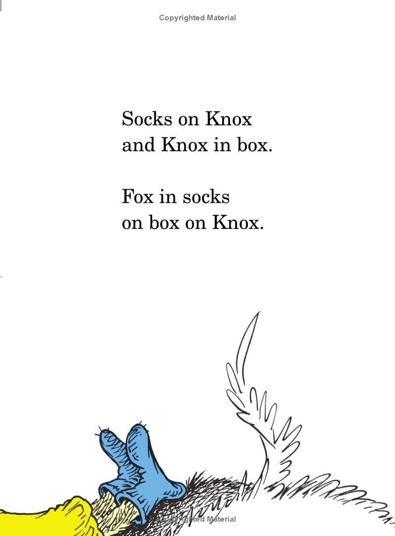 Fox In Socks Dr. Seuss's Book Of Tongue Tanglers (Bright And Early Board Books)