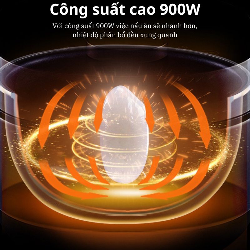 Nồi cơm điện đa năng SOKANY SK-07078 dung tích lớn 6L, bảo quản nhiệt thông minh, nấu cơm, hầm, hấp, tiện lợi mọi lúc mọi nơi - HÀNG CHÍNH HÃNG - DELIYA