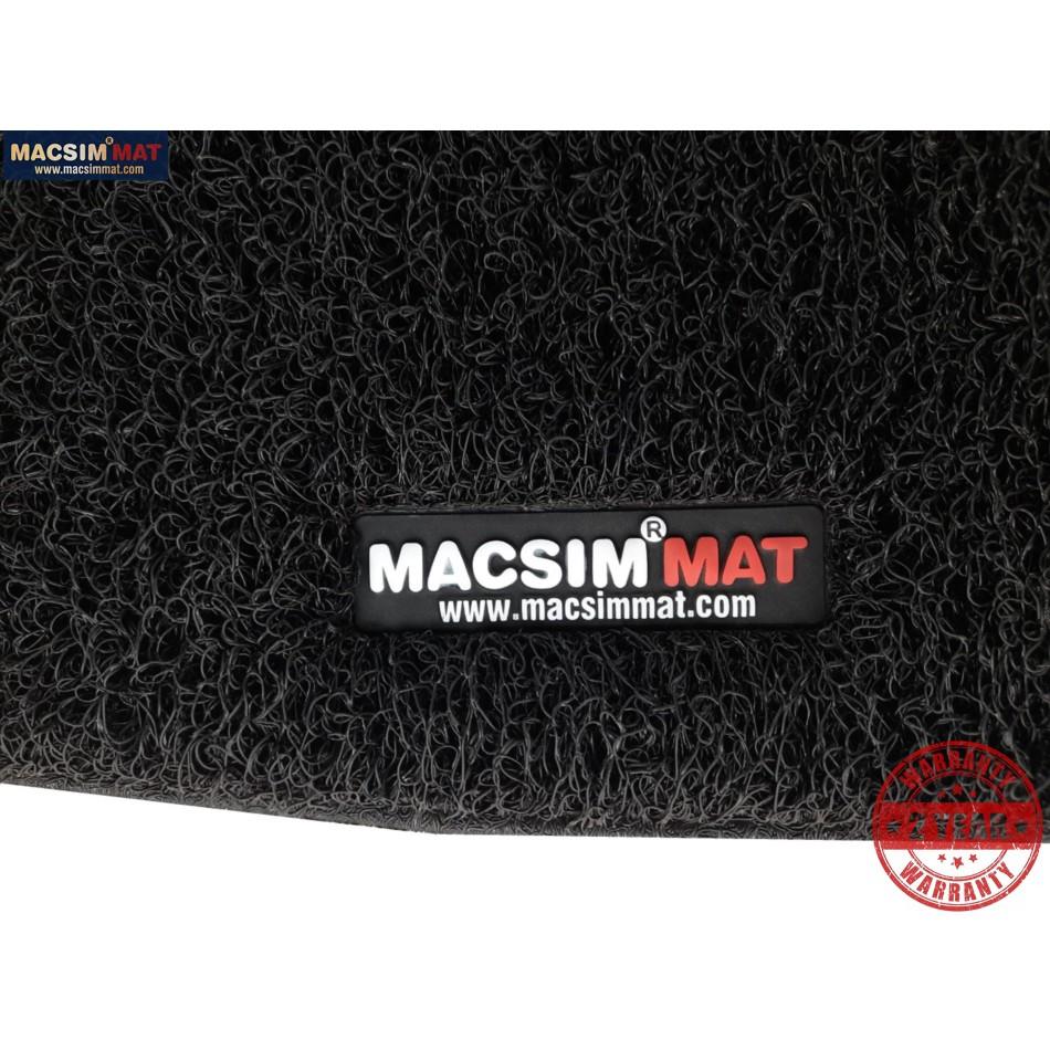 Hình ảnh Thảm rối lót sàn ô tô Honda Civic 2018-đến nay Nhãn hiệu Macsim chất liệu nhựa rối cao cấp- màu đen