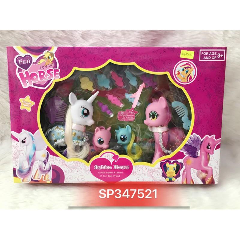 Đồ Chơi Hộp ngựa pony 4c áo choàng LA21-1 - SP347521