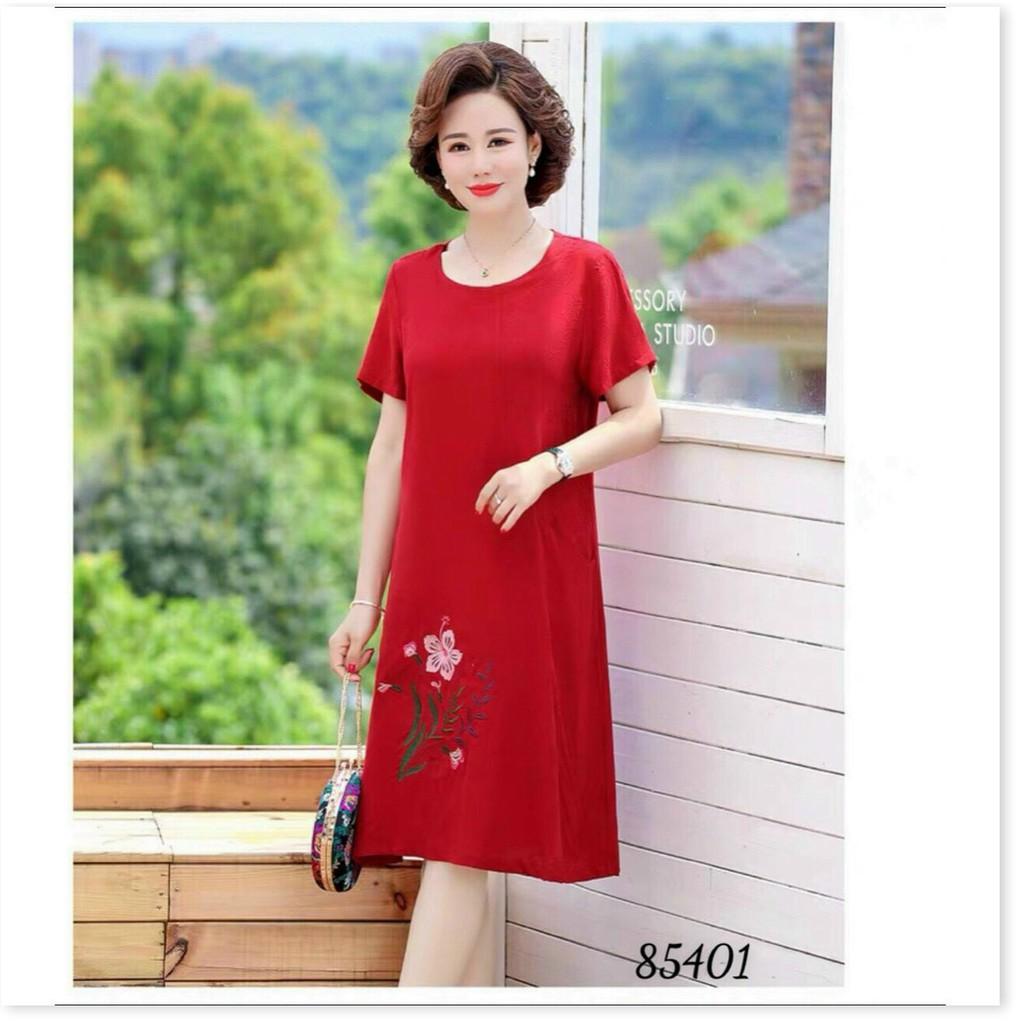ĐẦM THÊU HOA,HỌA TIẾT TRƠN NHƯNG KHÔNG KẾM PHẦN SANG TRỌNG THỜI TRANG VINA 1HIT FASHION