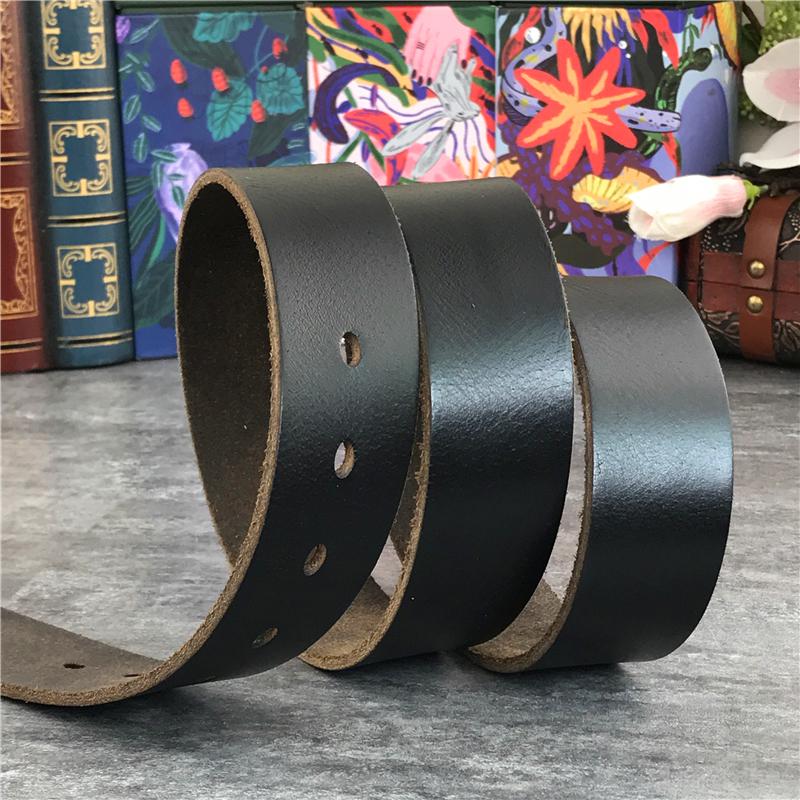 Chất Lượng Hàng Đầu Thắt Lưng Da Mà Không Khóa Thắt Lưng Nam Ceinture Homme Rọ Da Thật Nam Da Thắt Lưng Mà Không Khóa 105-125 Cm SP05