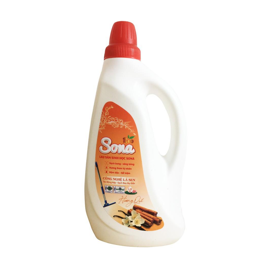 Nước Lau Sàn Sona 1.25kg Hương Quế