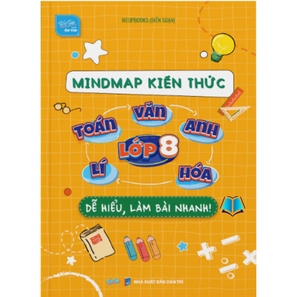 Mindmap kiến thức Toán Văn Anh Lí Hóa lớp 8 - Dễ hiểu, Làm bài nhanh!