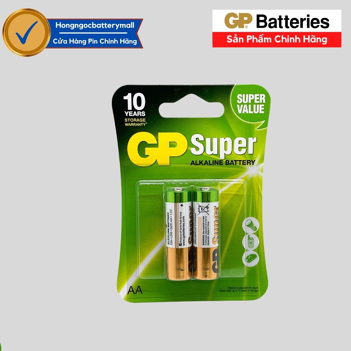 Pin AA và AAA GP super Alkaline Siêu Bền Bỉ - Hàng chính hãng
