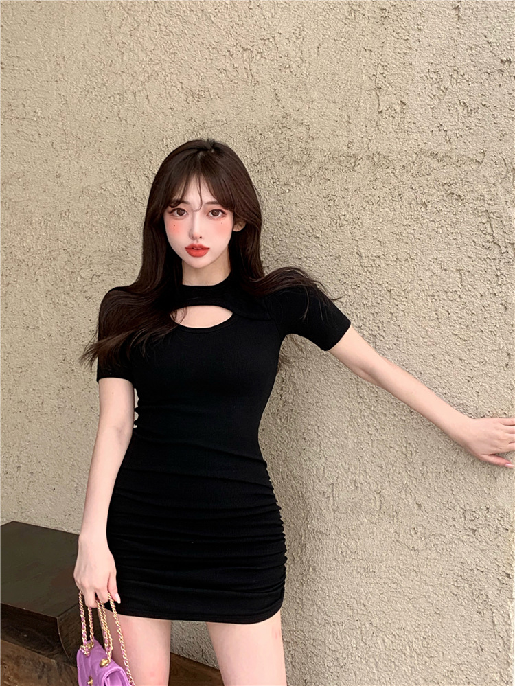 HÀNG QUẢNG CHÂU - ĐẦM BODY THUN DÚN NGỰC KHOÉT SÀNH ĐIỆU TÔN DÁNG - D163144